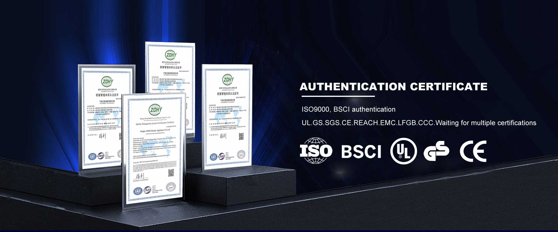 Authentication certificate